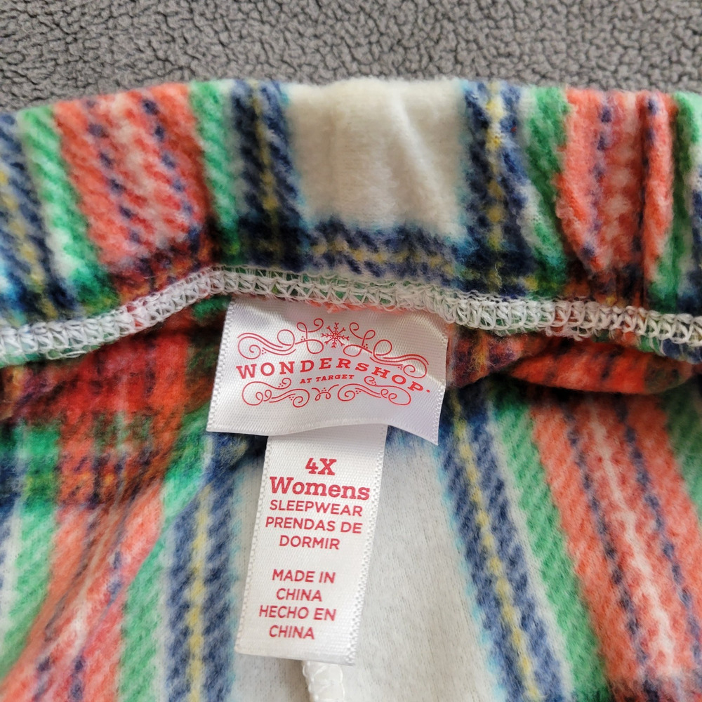 TARGET WONDERSHOP Sleepwear Bottom Tartan Plaid Flannel Womens 4X Holiday Winter - Picture 11 of 13